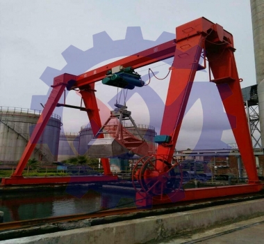 MHZ電動(dòng)葫蘆門(mén)式抓斗起重機